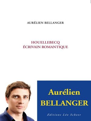 cover image of Houellebecq, écrivain romantique